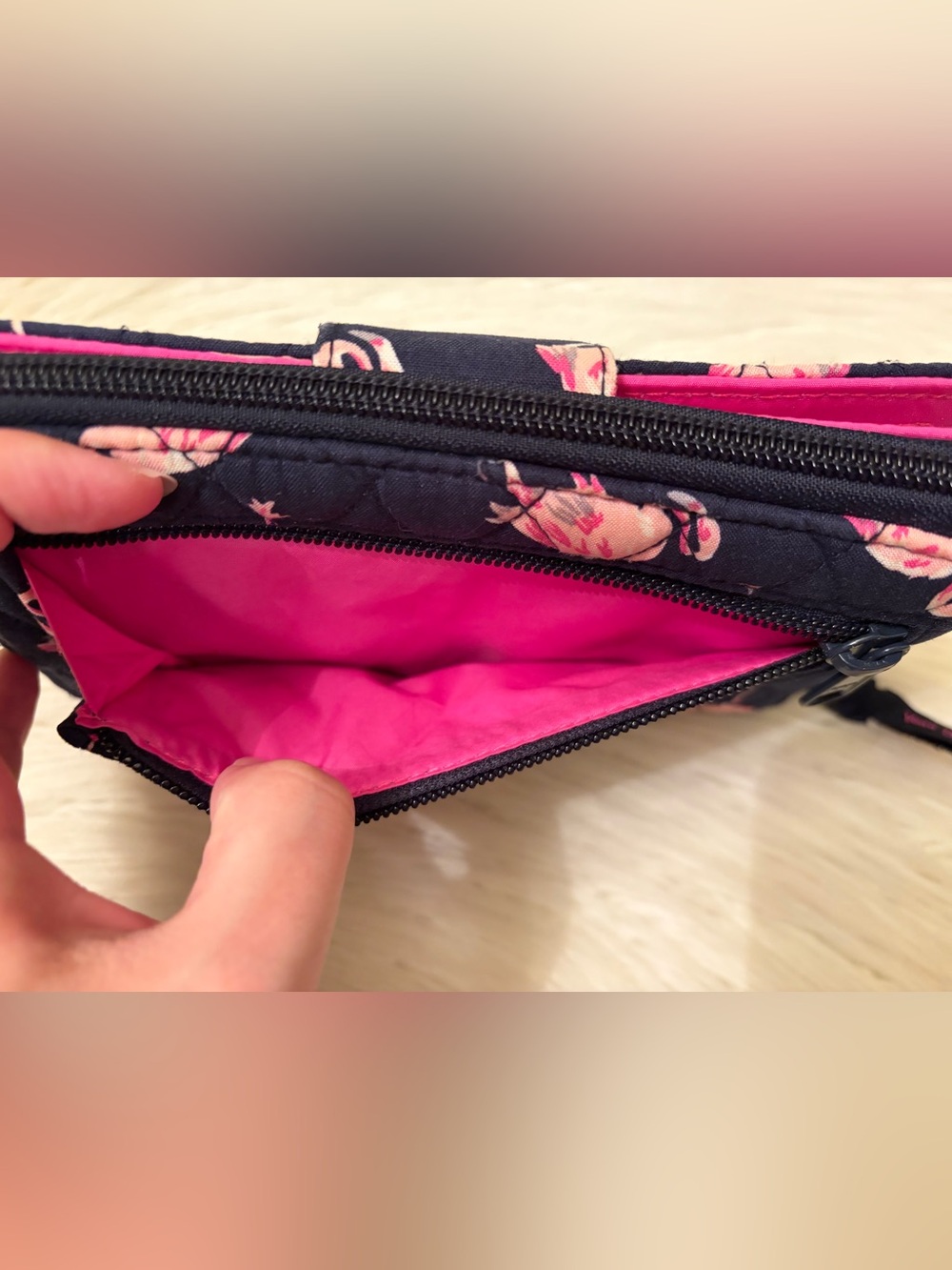 Vera Bradley Flamingo Wallet - Picture 5 of 7